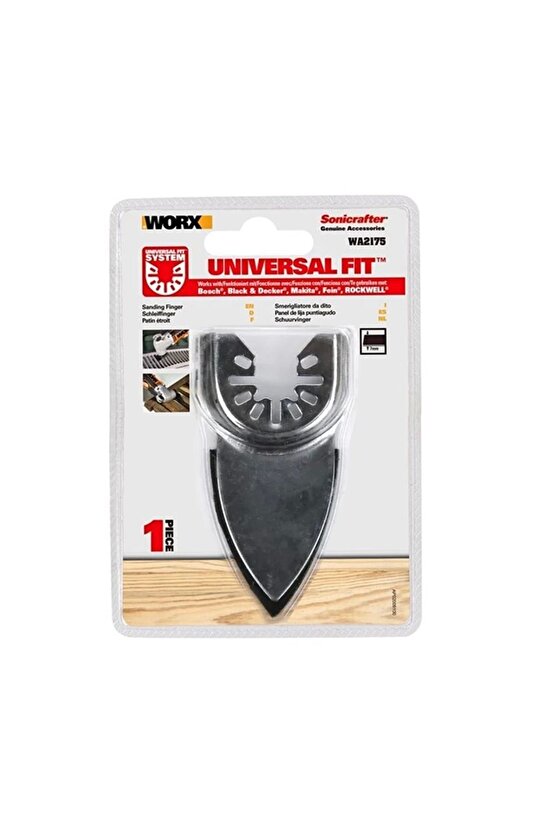 Wa2175 Çok Amaçlı Raspalama Makinası Için 7mm Cırtlı Universal Parmak Zımpara Tabanı