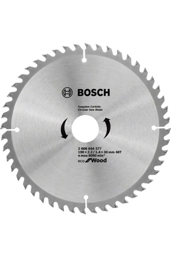 Eco For Wood Ahşap Daire Testere 190 X 2.21.4 X 30 Mm 48 Diş