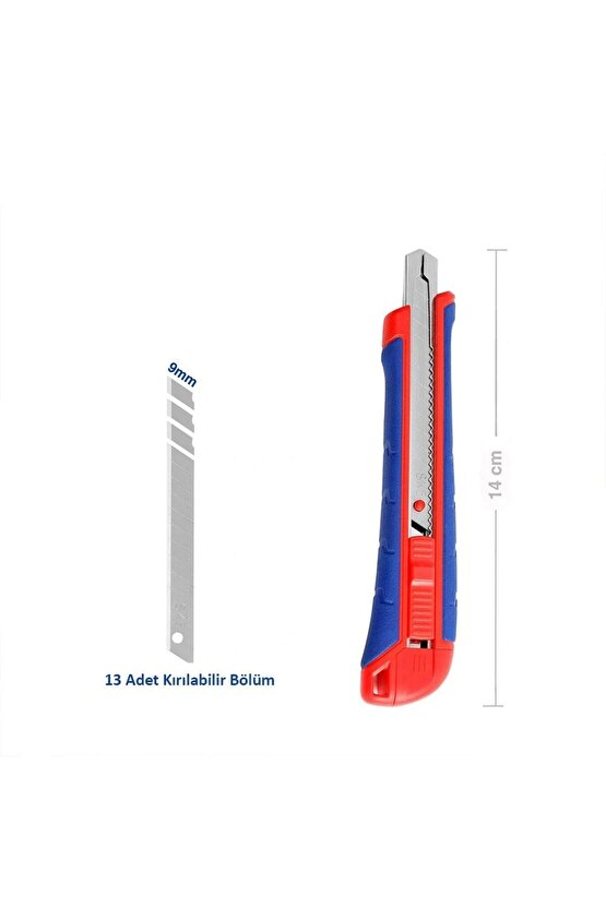 Wp212008 9mm Ağır Hizmet Paslanmaz Çelik Kasa Maket Bıçağı