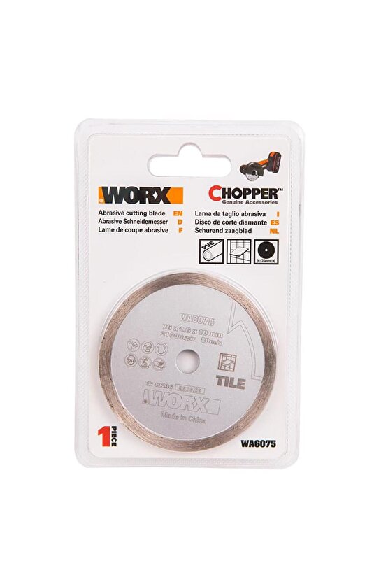 Wa6075 Wx801 Için 76x10mm Fayans, Seramik, Mermer Elmas Kesme Diski