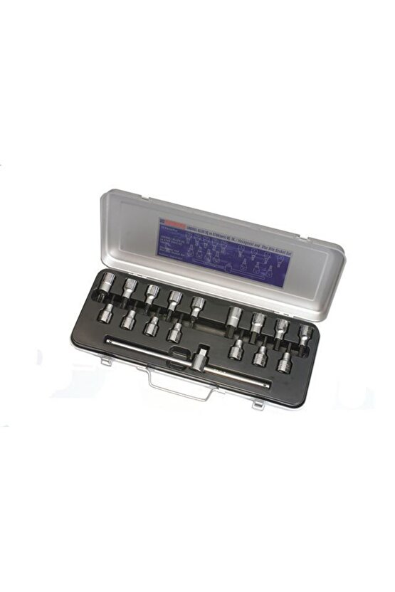 İzeltaş 1113 Lokmalı Allen Uç Ve Star (TORX) Uç Takımı 17 Parça
