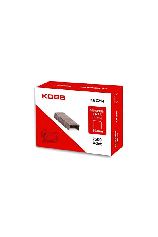 Kbz214 14mm 2500 Adet 200 Serisi Ağır Hizmet Tipi Zımba Teli