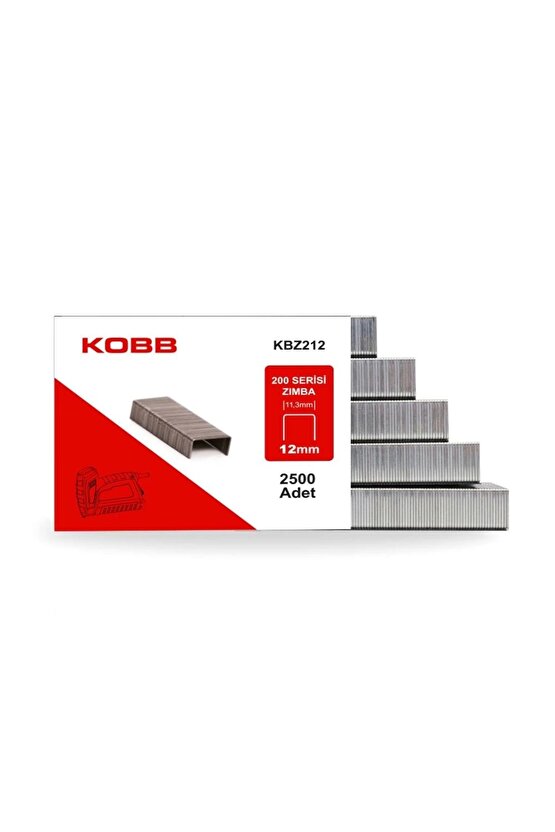 Kbz212 12mm 2500 Adet 200 Serisi Ağır Hizmet Tipi Zımba Teli