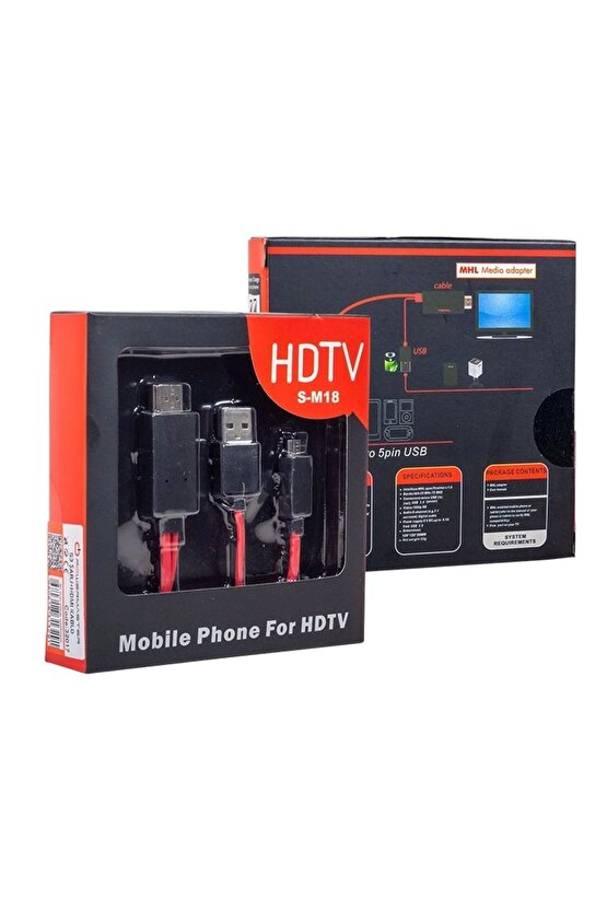 SAMSUNG GALAXY S3-S4-S5 HD TV GÖRÜNTÜ AKTARICI (4767)