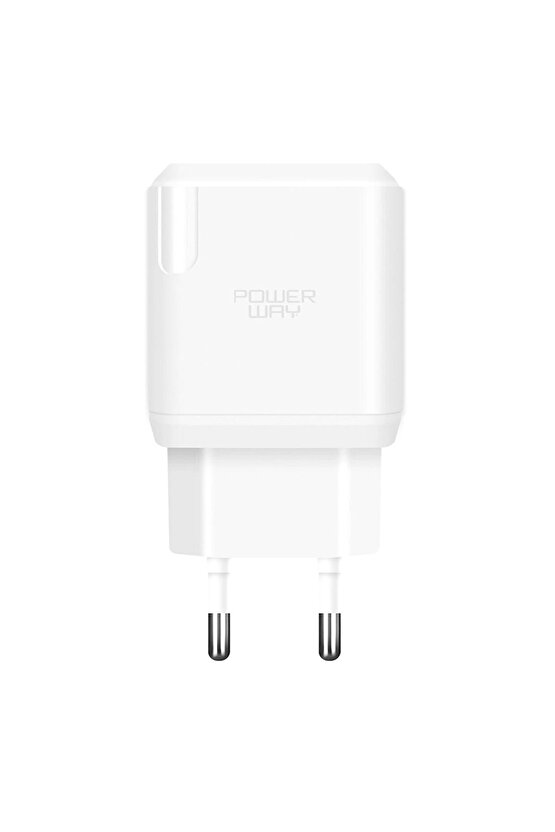 POWERWAY QCL30 HIZLI 3000 MA 18W LIGHTNING ŞARJ KAFA BAŞLIK ADAPTÖRÜ (4767) - Lisinya