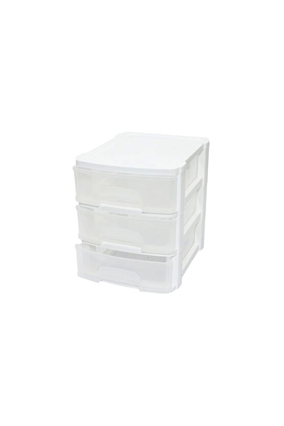 Tonton - No:0 Çekmece 3 Katlı 17.5x14.4x16.9cm (4767)