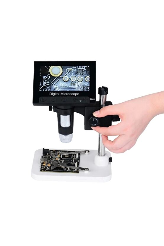 1000x 2.0mp Usb Dijital Elektronik Mikroskop 8 Lcd Ekran Vga Büyüteç Dm4s