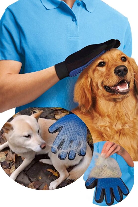 Tüy Toplayan Kedi Temizleme Eldiveni Kedi Tüy Toplama Eldiveni (4767) - Lisinya