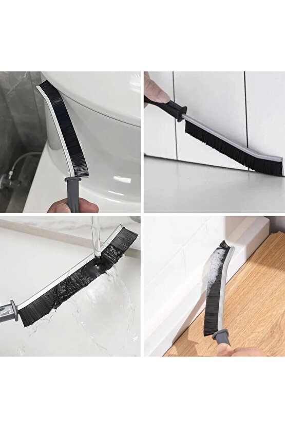 2li Çok Amaçlı Multi Ince Temizlik Fırçası Derz Arası Banyo Mutfak Lavabo Detay Temizleme Fırçası (4