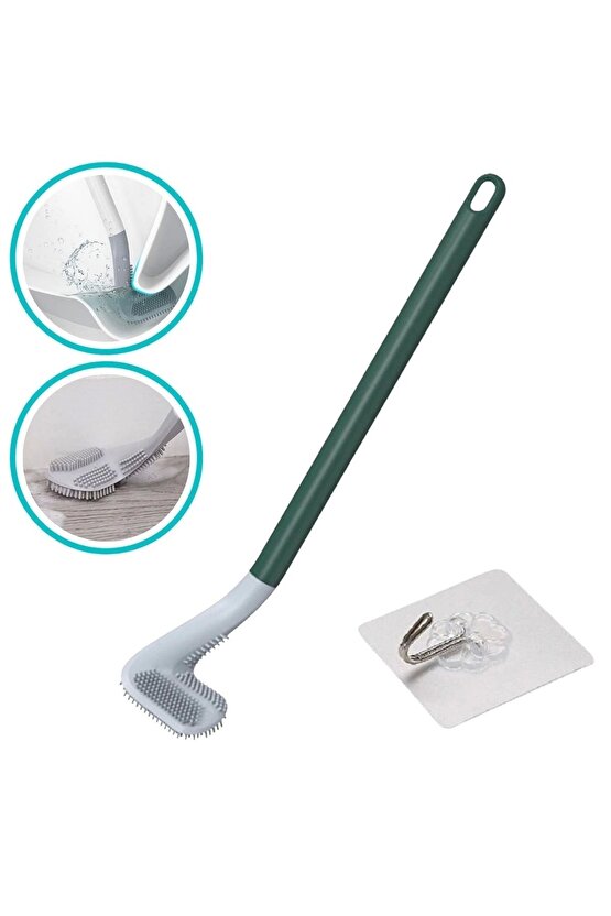 Golf  Sopası Tasarımlı Silikon Wc Klozet Temizleme Fırçası (4767)