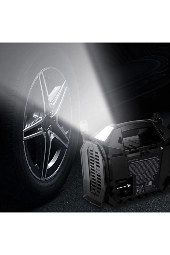Mc34259 11.1volt2.5ah.120psı Ayarlanabilir Dijital Basınç Göstergeli Şarjlı Lastik&yatak Ş