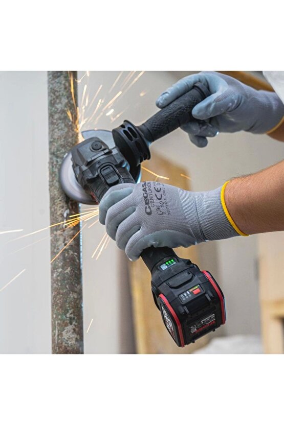 Kuh10.2 20volt 4.0ah. Li-ion Çift Akülü 125mm Kömürsüz Profesyonel Şarjlı Devir Ayarlı Avuç Ta