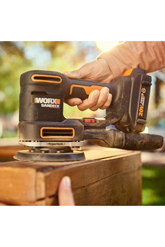 Wx820 20volt 2.0ah. Li-ion Profesyonel Devir Ayarlı Çok Amaçlı Şarjlı Zımpara