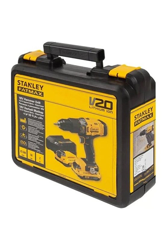 Fatmax Scd718d2k 18v 2.0ah V20 Çift Akülü Darbeli Matkap