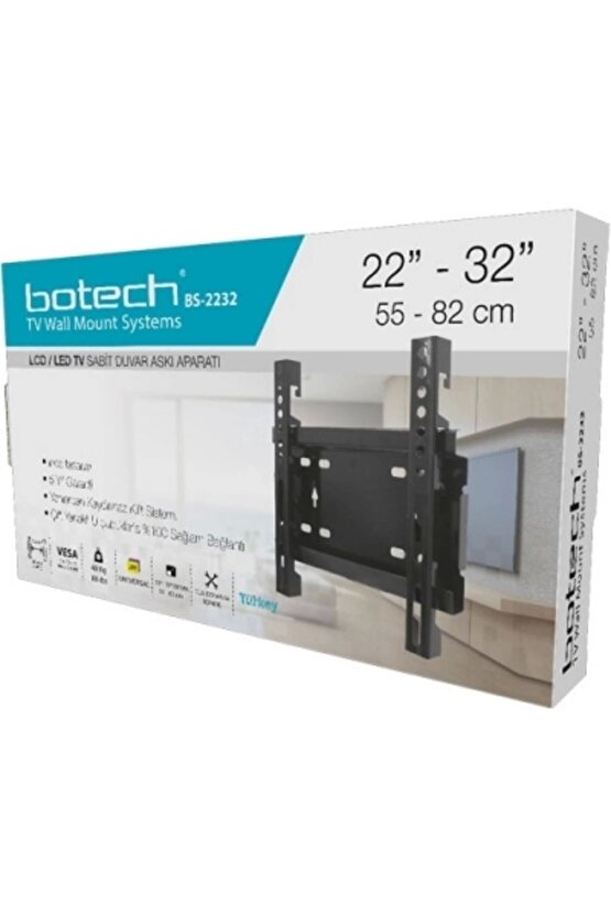 BS-2232 SABİT TV ASKI APARATI 55X82CM (4767)