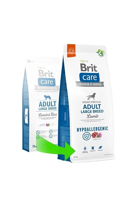 Hypo-allergenic Kuzu Etli Büyük Irk Yetişkin Köpek Maması 12 Kg