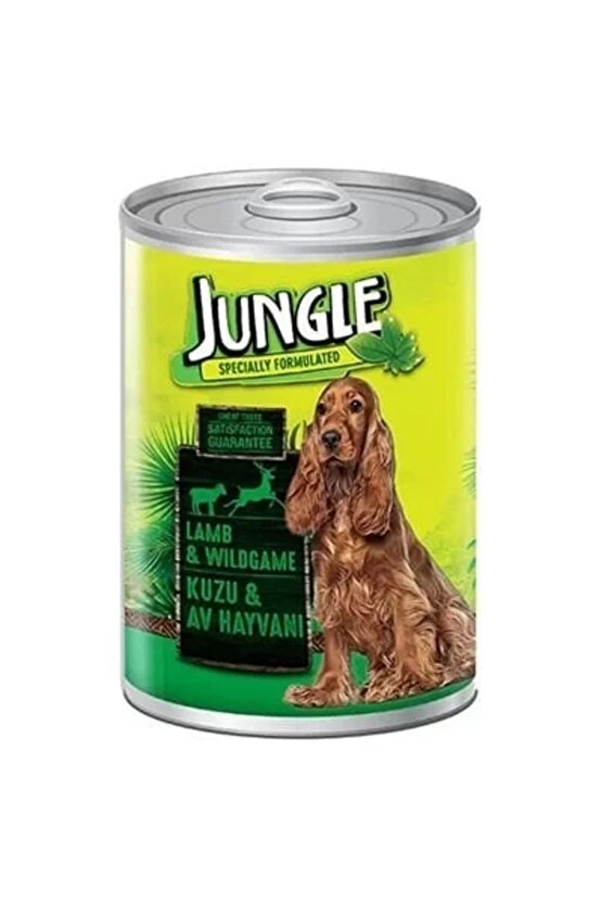 Kuzu Etli Ve Av Hayvanlı Yetişkin Köpek Konservesi 415 gr