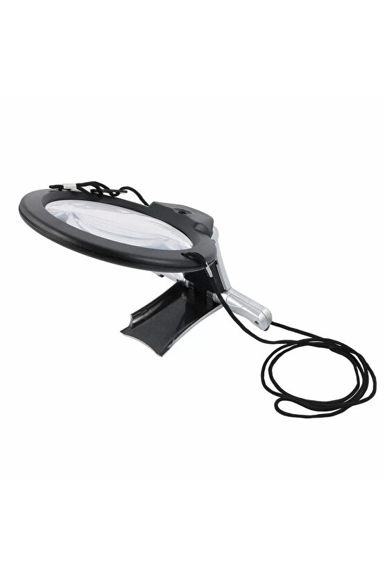2x 6x Led Eller Serbest,boyun Asılı,dıkış,okuma İçin En Uygun Büyüteç 11b1