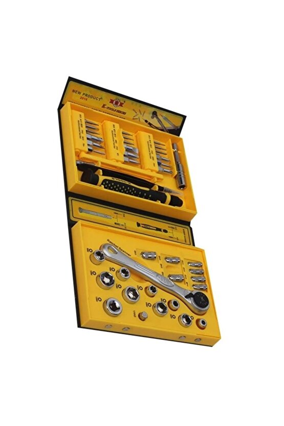 K-1678 41 PARÇA MEKANİK VE ELEKTRONİK TAMİRCİ TORNAVİDA TAKIMI (4767)