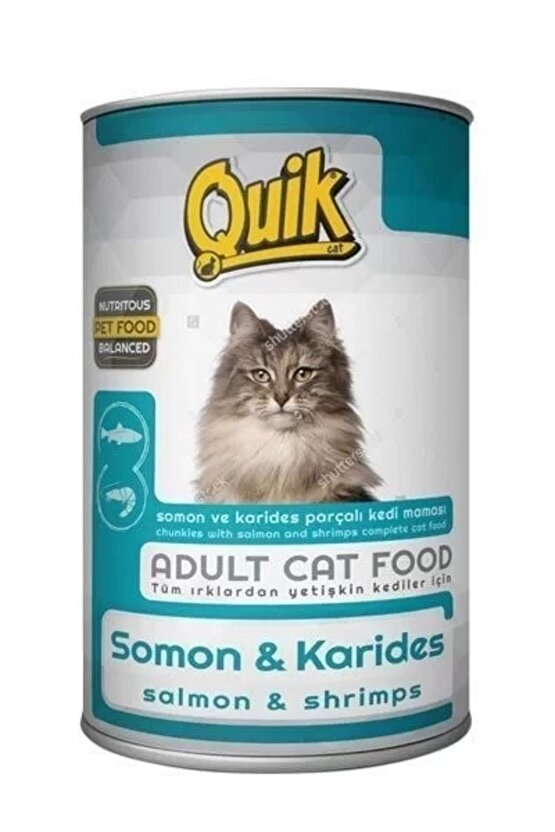 Somon Ve Karidesli Konserve Kedi Maması 415 gr