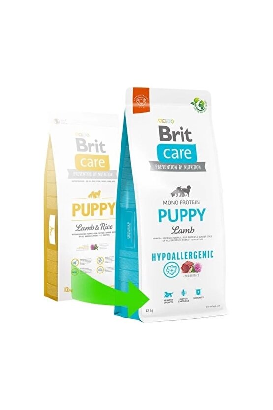 Hypo-allergenic Kuzu Etli Yavru Köpek Maması 12 Kg