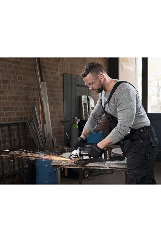 Wx812.9 20volt 125mm Kömürsüz Profesyonel Avuç Taşlama (AKÜ DAHİL DEĞİLDİR)