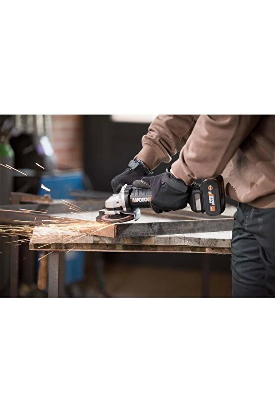 Wx812.9 20volt 125mm Kömürsüz Profesyonel Avuç Taşlama (AKÜ DAHİL DEĞİLDİR)