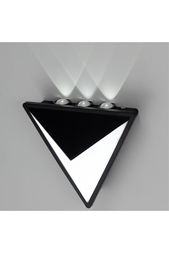 Elektrikle Çalışır, 15 Watt, 3000 Kelvin İç ve Dış Mekan Led Aplik, Bahçe - Villa Duvar Armatürü
