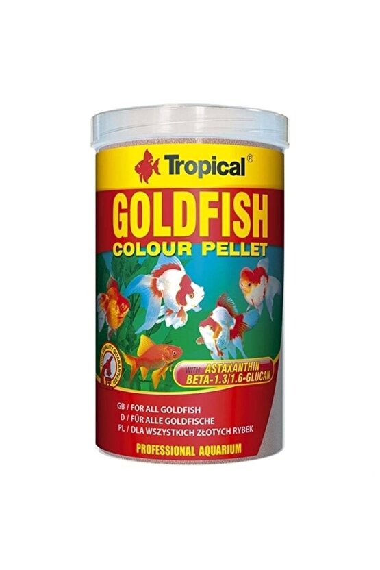 Goldfish Colour Pellet Japon Balıkları Için Pellet Balık Yemi 100 ml 36 gr