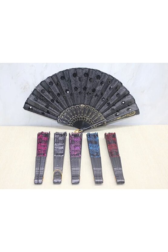 Plastik Pullu Yelpaze Alk3567