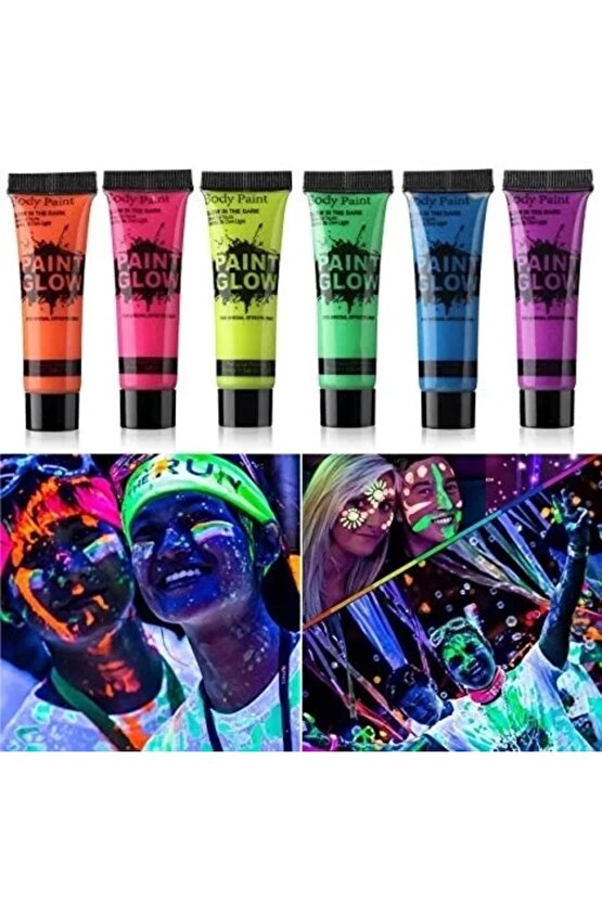 Glow Sboya Fosforlu Krem Boya 12 Adet