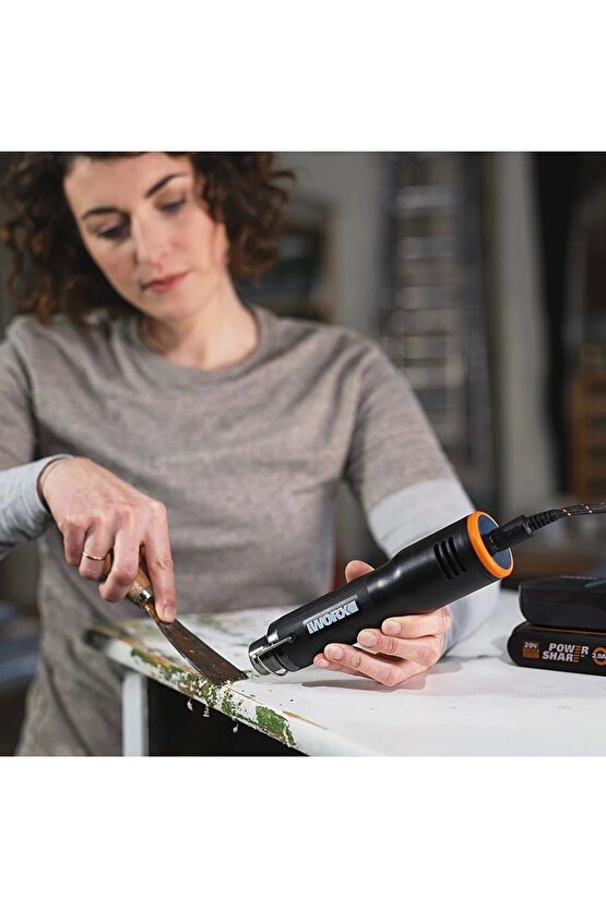 Wx743.9 Makerx 20volt Profesyonel Sıcak Hava Tabancası (AKÜ DAHİL DEĞİLDİR)
