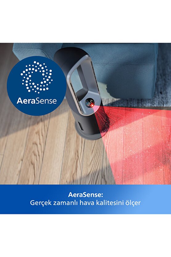 8000 Serisi Air Performer 3in1 Hava Temizleme Cihazı, 270 m3sa Temiz Hava Hızı, AMF87015