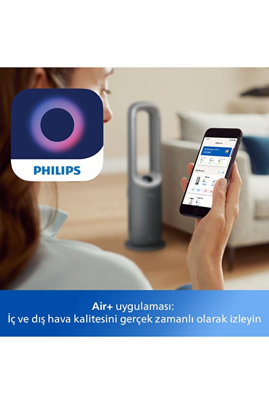 8000 Serisi Air Performer 3in1 Hava Temizleme Cihazı, 270 m3sa Temiz Hava Hızı, AMF87015