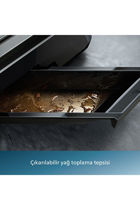 7000 Serisi Izgara ve Tost Makinesi, Hassas Dijital Kontrol, Izgara için Tam Açılır, HD630770