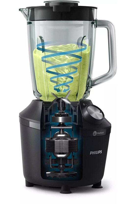 3000 Serisi Blender ProBlend Crush Teknolojisi 600W, 2 Lt, 2 Hız Ayarı, HR229141