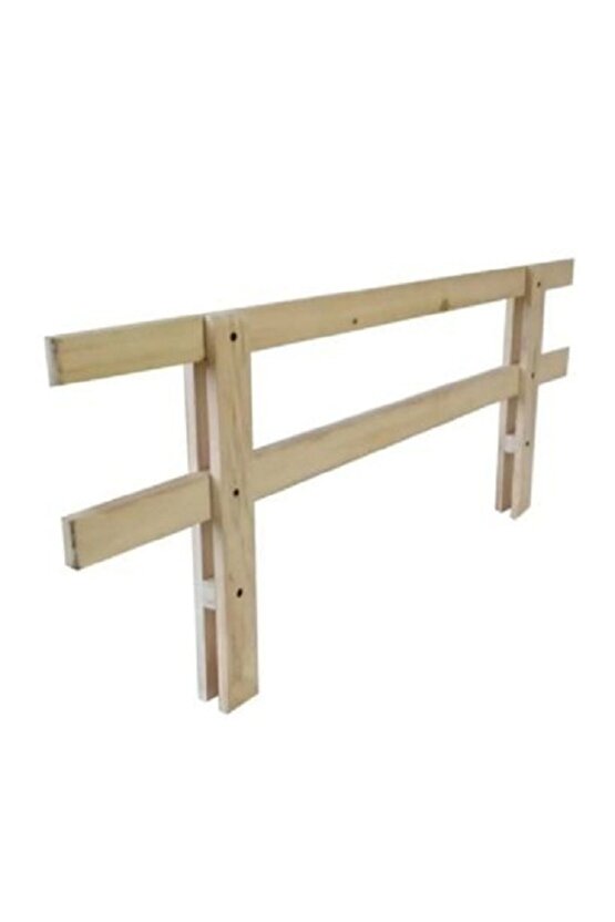 Ahşap Bebek Çocuk Yatak Koruma Bariyeri Korkuluk Beşik Korkuluğu 120x45