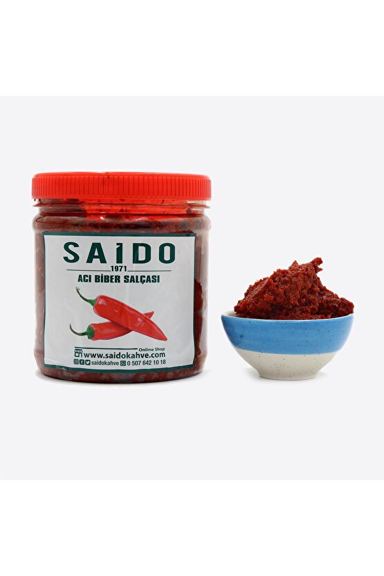 Acı Biber Salçası-doğal Katkı Maddesiz-ev Yapımı (1 KG)