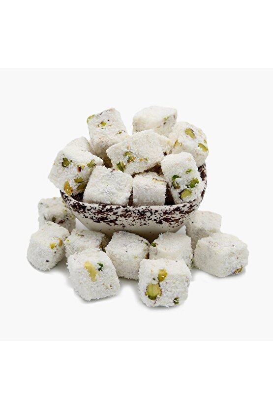 Çifte Kavrulmuş Sütlü Kuş Lokumu-glutensiz-tatlandırıcı Içermez-doğal Enfes Lezzet (500 GR)