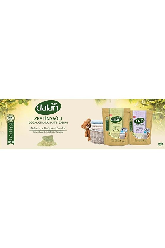 Doğal Granül Sabun Tozu 1kg Bebekler Için %100 Zeytinyağlı (3 LÜ SET)
