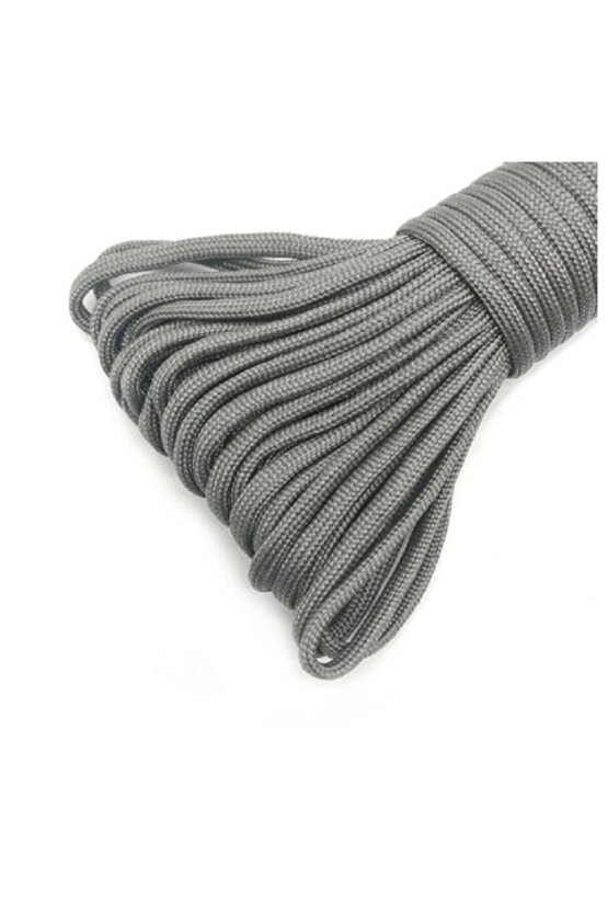 Paracord Paraşüt İpi 4 mm Gri Renkli 550 Lb 100 Metre