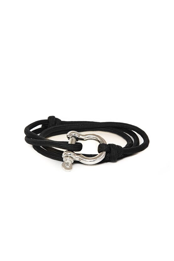 Unisex Krom Kilit Ip Kordon Ithal Premium Bileklik
