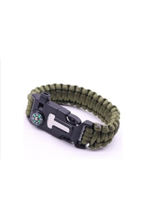 Survival kamp bilekliği, outdoor bileklik, tactical askeri hayatta kalma bilekliği.