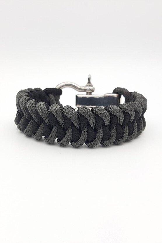 Çelik Vidalı Kapama Paracord Bileklik