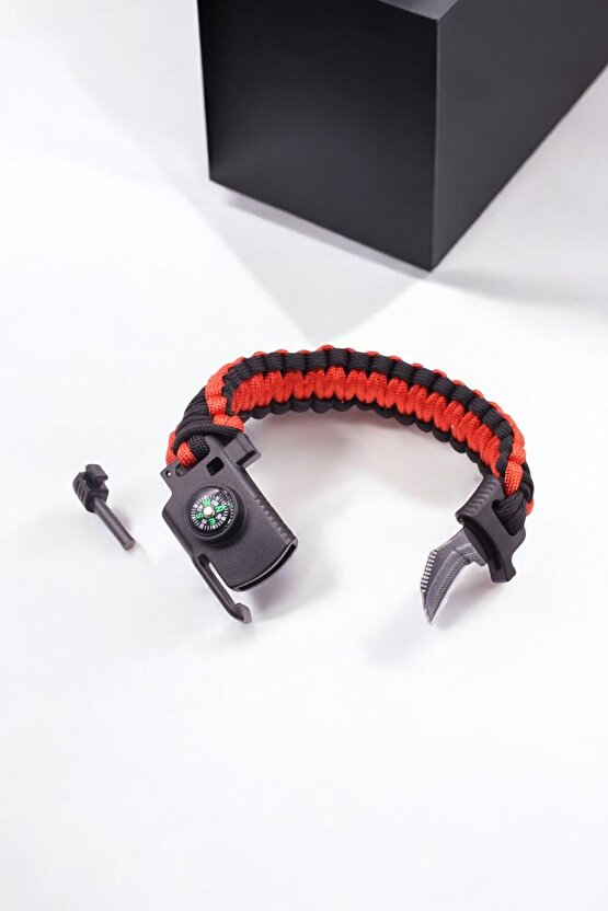 Paracord Outdoor Kampçı Bileklik