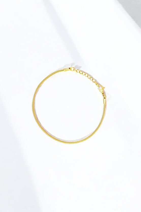 Unisex Ince Slim Zincir Bileklik