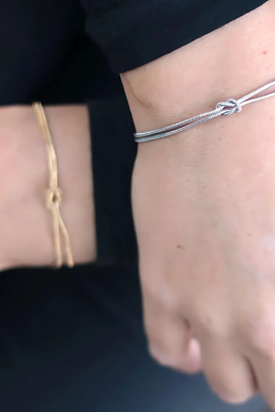 Düğüm Model Çift Arkadaşlık Bilekliği
