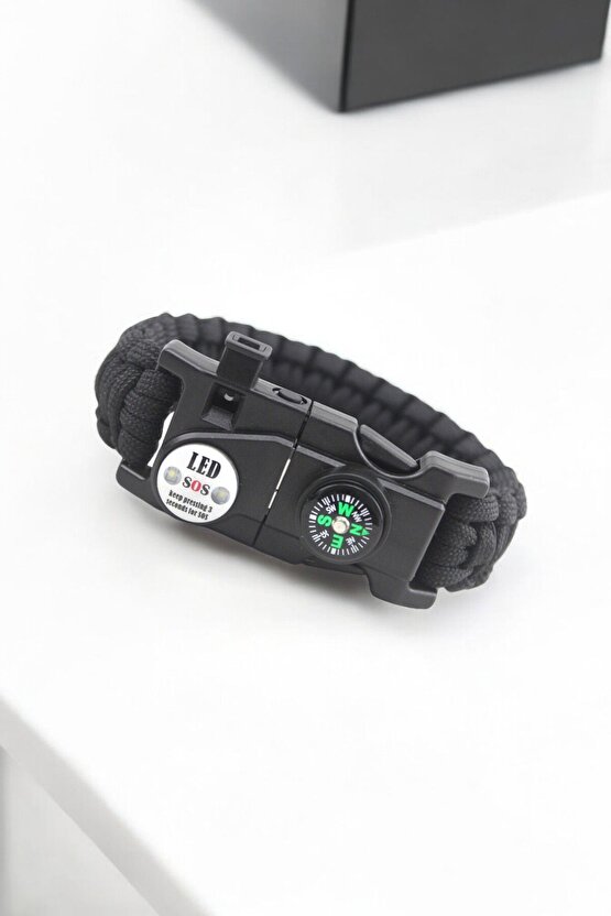 Paracord 19 Özellikli Led Işıklı Bileklik