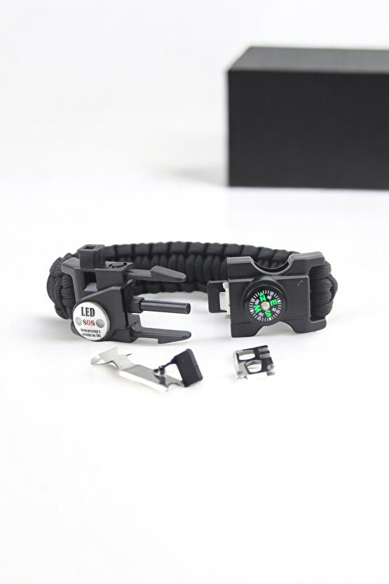 Paracord 19 Özellikli Led Işıklı Bileklik