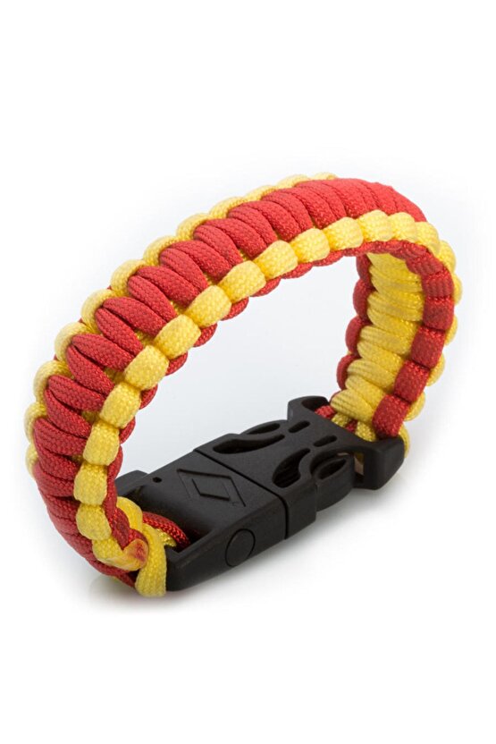 Hayat Kurtaran Magnezyum Çubuklu Pusulalı 3 Metre Uzayan Paracord Bileklik
